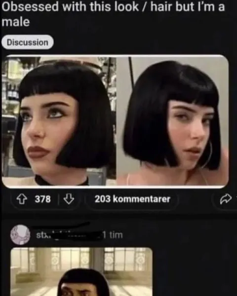 Male Obsessed With Mia Wallace Hair
