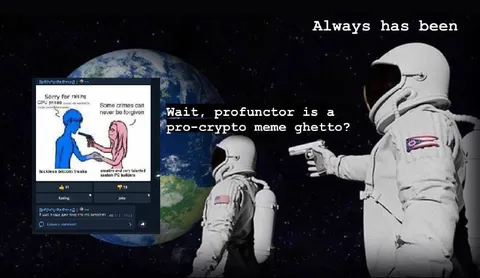 Always Has Been Pro-Crypto Meme