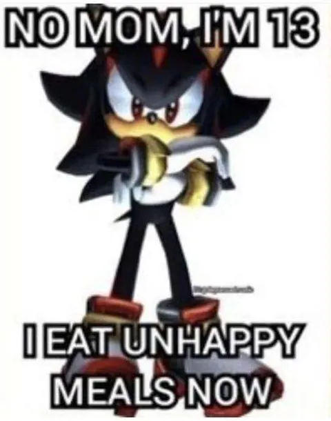 Shadow Eats Unhappy Meals