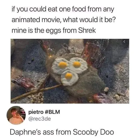 Animated Movie Food Choices