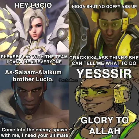 Lucio Glory to Allah Meme