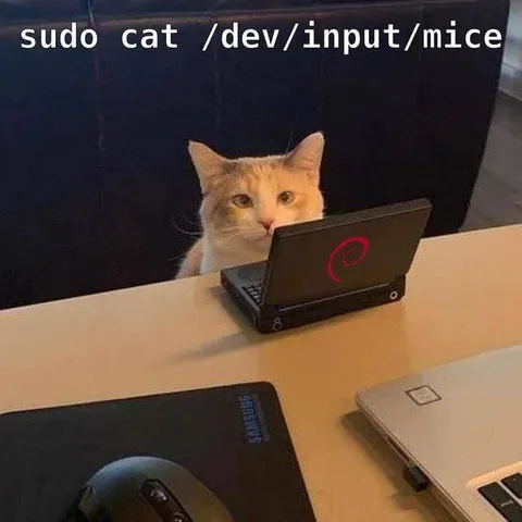sudo cat dev input mouse
