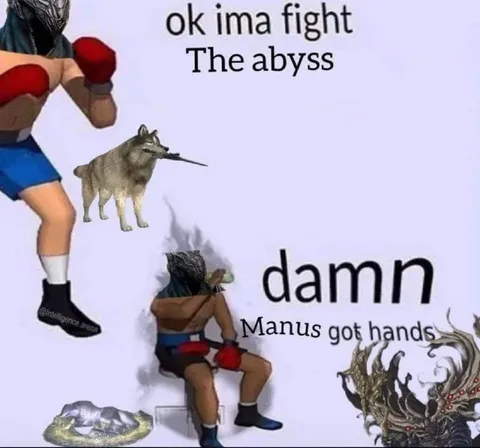 Manus got hands