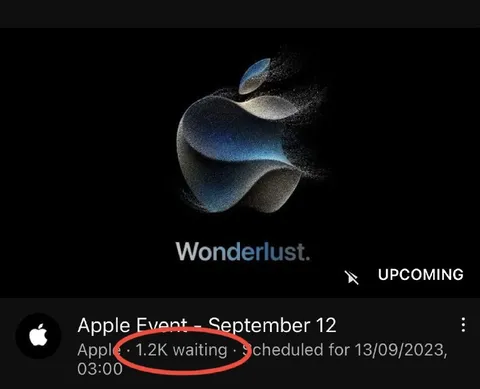 1.2K Waiting for Apple Event