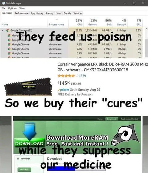 They Feed Us Poison Meme