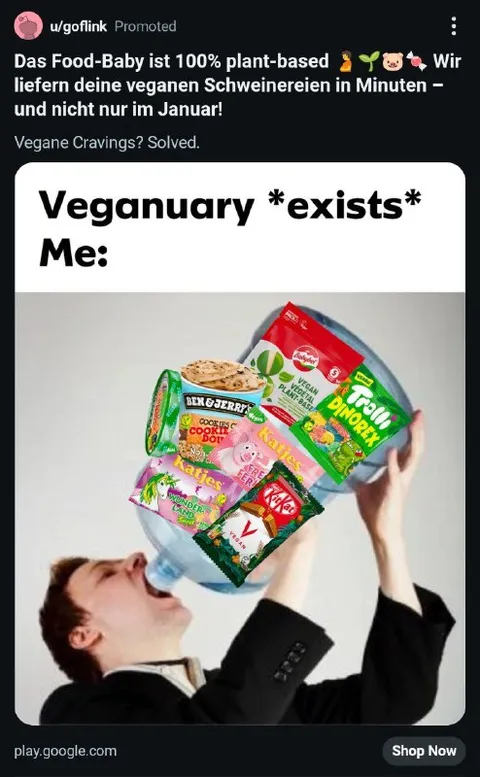 Veganuary Exists Me