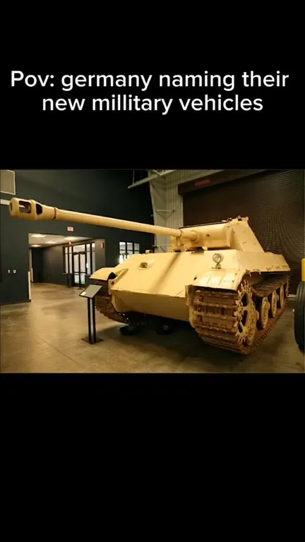Germany Naming Military Vehicles