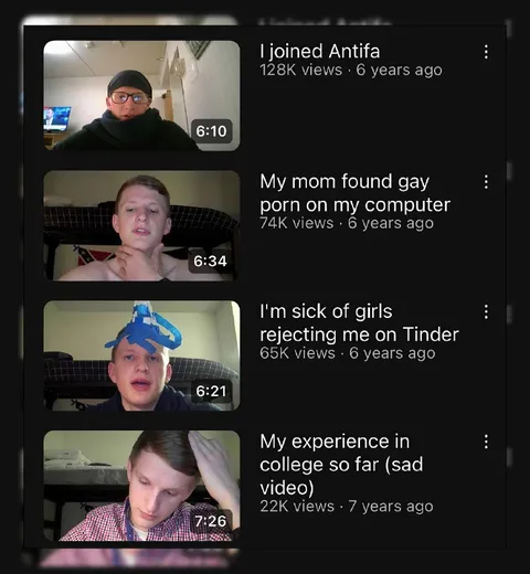 Embarrassing YouTube Video History