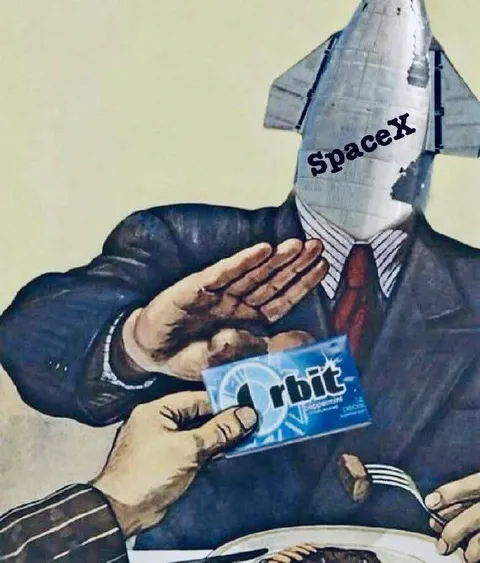 Ракетный отказ от жвачки