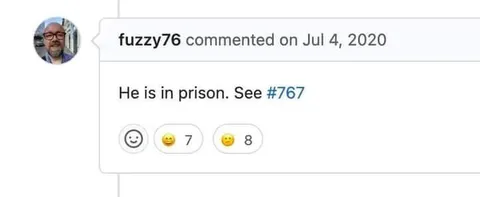 He Is in Prison