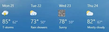 Sunny With a Chance of Static