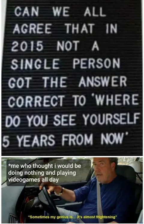 Five Years From Now