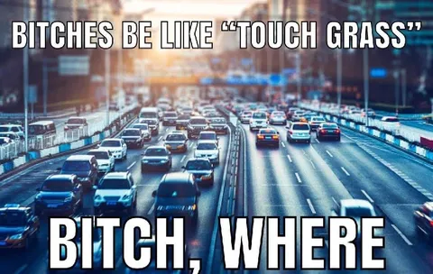 Touch Grass Traffic Jam