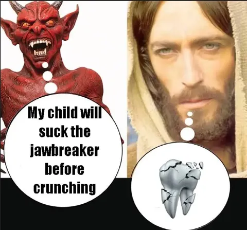 Jesus Reacts to the Demon Child