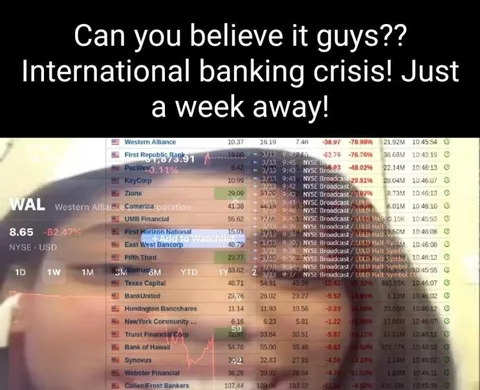 International Banking Crisis Next Week