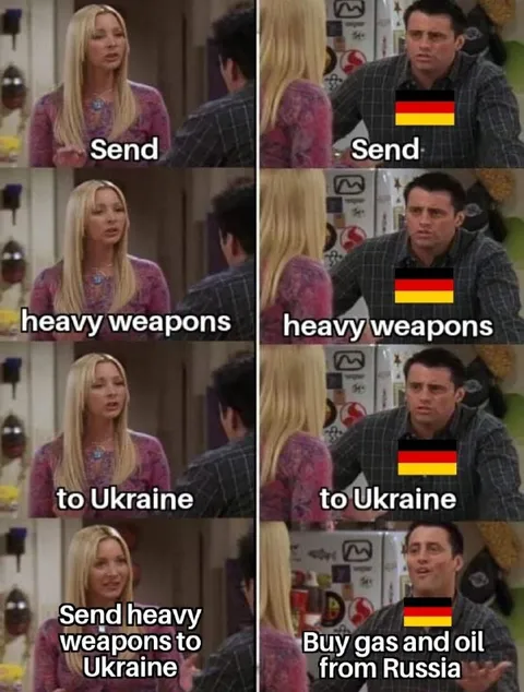 Send Weapons, Buy Russian Oil