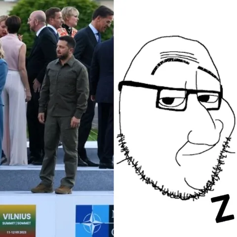 Zelensky Alone at the Summit