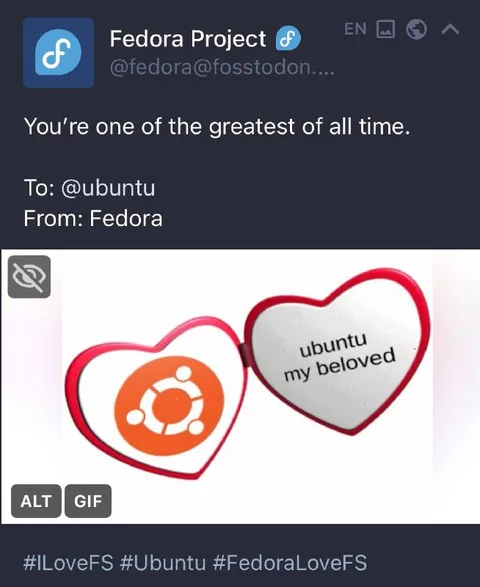 Fedora Loves Ubuntu