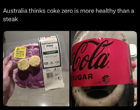 Coke Zero Healthier Than Steak