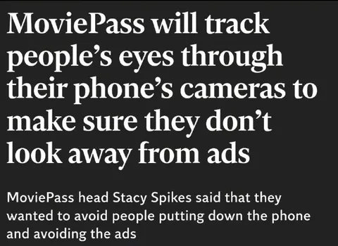 MoviePass Tracks Your Eyes
