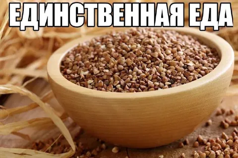 Единственная еда — гречка