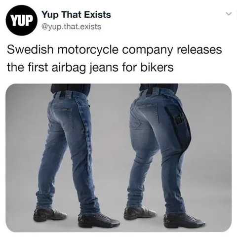 Airbag Jeans for Bikers