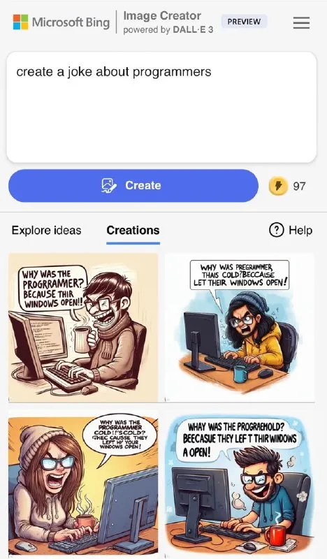 Programmer Windows Open Joke