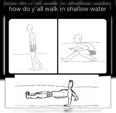 How Y'all Walk in Shallow Water