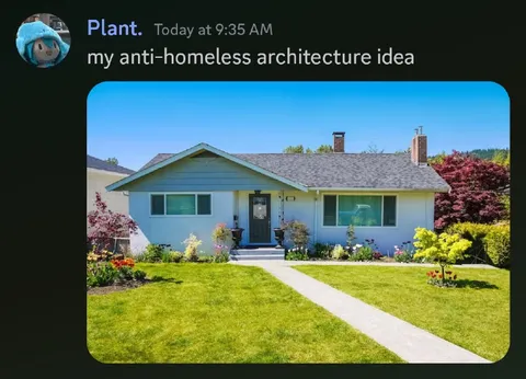Anti-Homeless Architecture Idea