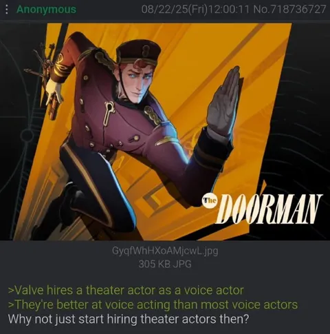 Valve Hires Theater Actors