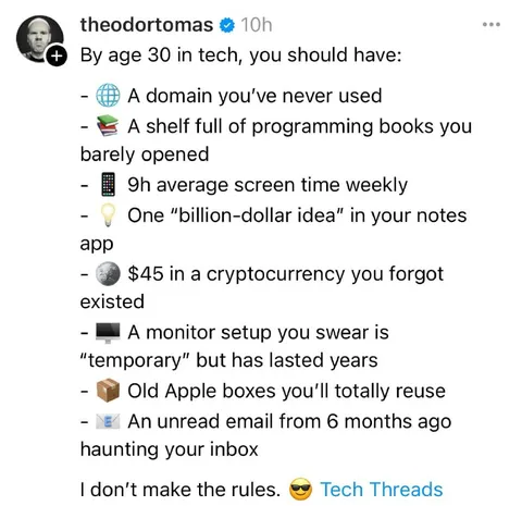 By Age 30 in Tech