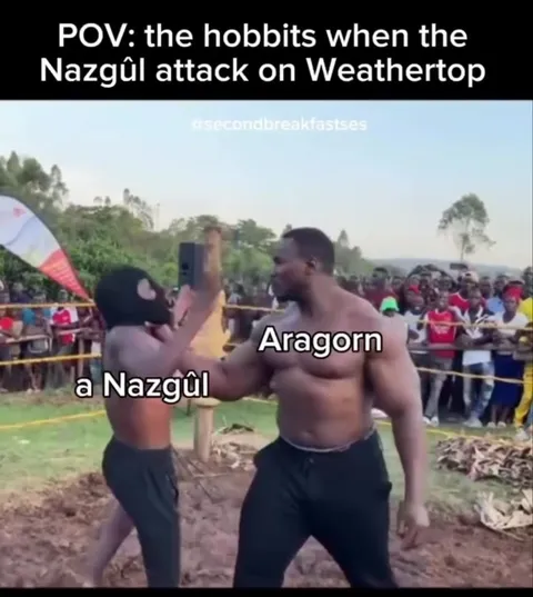 Aragorn vs the Nazgûl
