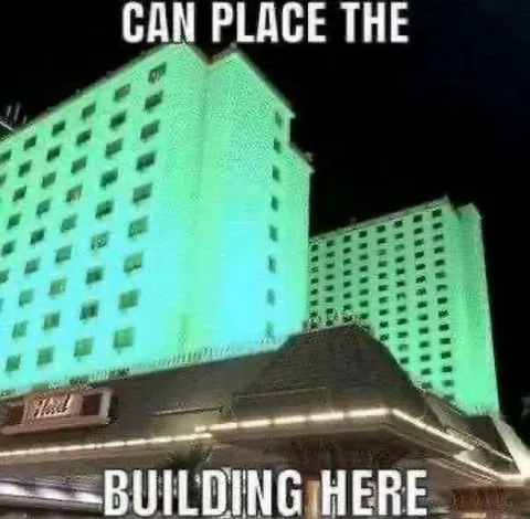 Can Place the Building Here
