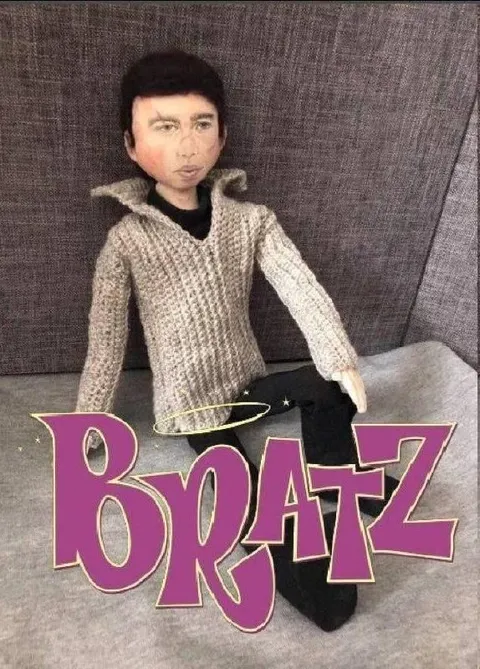Bratz Doll Sitting on Couch