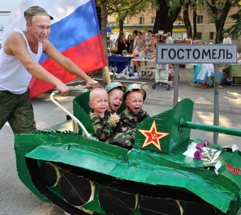 Путин везёт танк на Гостомель