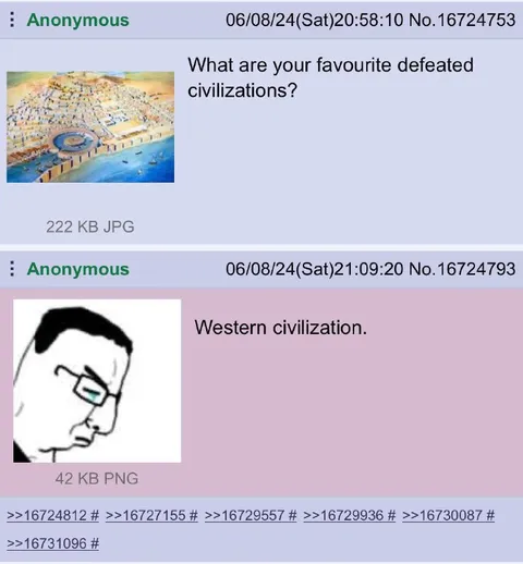 Favourite Defeated Civilizations