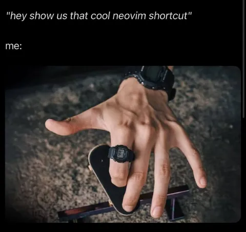 Neovim Shortcut Finger Trick