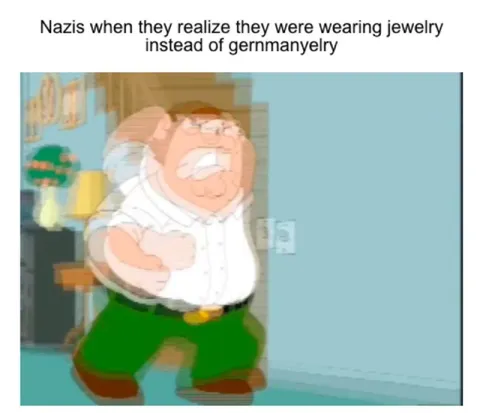 Nazis Wearing Jewelry Instead of Germnanyelry