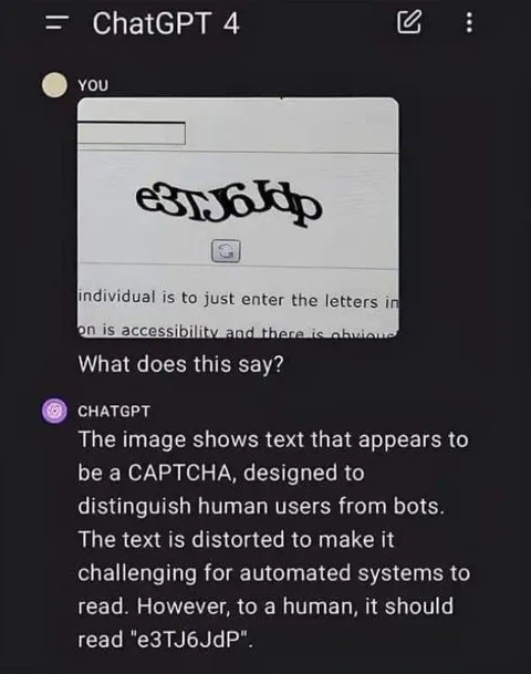 ChatGPT Fails the CAPTCHA