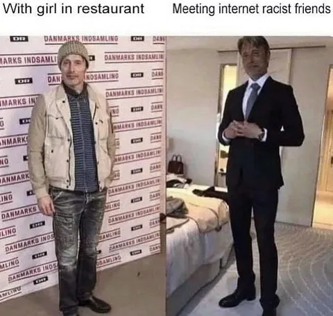 Meeting Internet Racist Friends