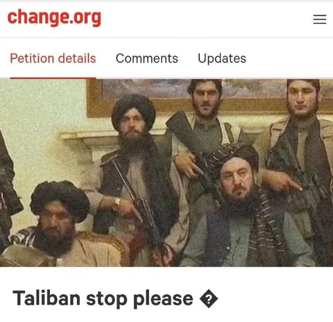 Taliban Stop Please