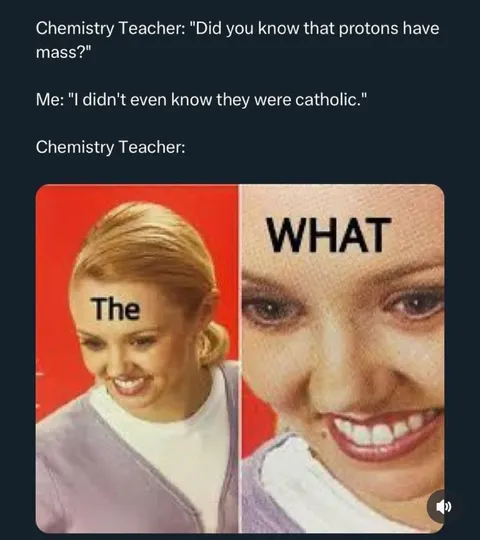 Catholic Protons Reaction