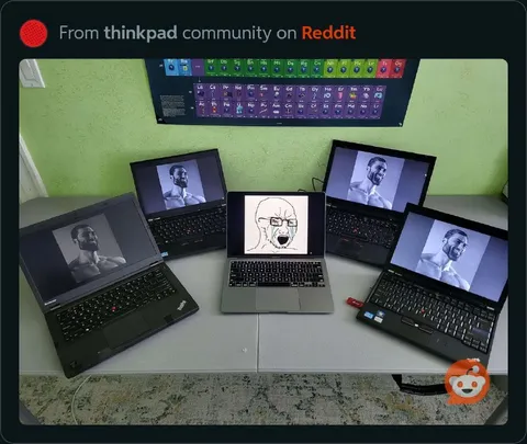 Ноутбуки показывают разные лица