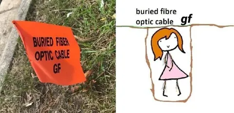 Buried Fiber Optic Cable Girlfriend
