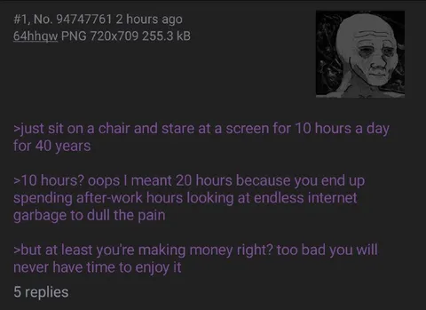 Twenty Hours Staring at Screens