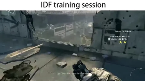 IDF training session fails