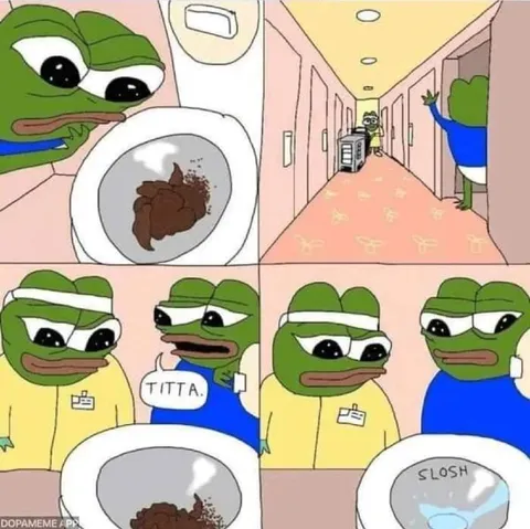 Pepe Cleans the Toilet