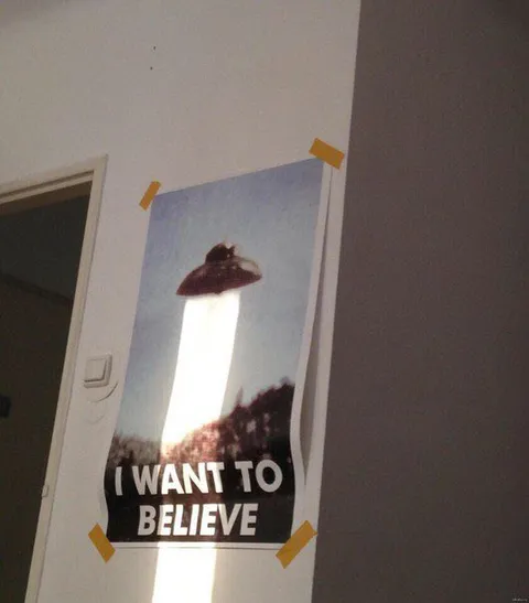 I Want to Believe Poster