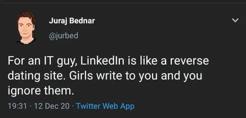 LinkedIn Reverse Dating Site