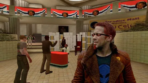 Postal Dude в торговом центре